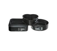 Lot de 3 moules démontables - Fond amovible Secret de Gourmet