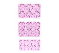 Lot de 3 moules en résine de silicone en forme de papillon pour décoration murale, fabrication de bijoux