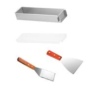 Lot de 3 moules rectangulaires à tiramisu avec panneau amovible et spatule incluse pour boulangers domestiques