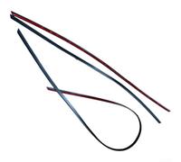 Lot de 3 moulures de pare-brise avant, pour Mitsubishi, pour Outlander 2012 + bande d'étanchéité en caoutchouc de rechange OEM 6107A082, 6107A052, noir