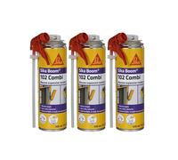 Lot de 3 mousses polyuréthanes expansives SIKA Sika Boom 102 Combi - 500ml