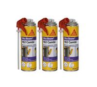 Lot de 3 mousses polyuréthanes expansives SIKA Sika Boom 102 Combi - 500ml