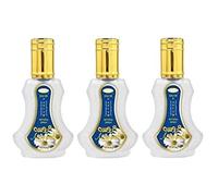 Lot de 3 Musc Parfums - AL REHAB - AROOSAH - 35ML - Unisex - Halal - Notes Florales et Musquées