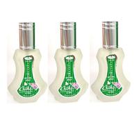 Lot De 3 Musc Parfums Khaliji Al Rehab - 35ml, Attar Halal Arabe, Notes: Agrume, Epicé Frais, Chaud, Boisé, Musqué