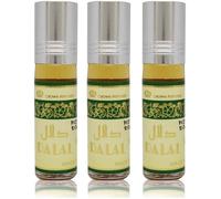 Lot De 3 Muscs Parfums Dalal De Al Rehab - 6ml Notes: Caramel, Vanille, Sucré, Agrume[283]