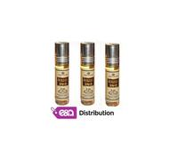 Lot De 3 Muscs Parfums Golden Sand De Al Rehab - 6ml
