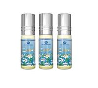 LOT DE 3 MUSCS PARFUMS JASMIN DE AL REHAB - 6ML NOTES: Fleurs Blanches, Floral, Musqué, Poudré