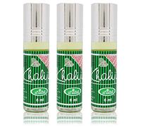 LOT DE 3 MUSCS PARFUMS KHALIJI DE AL REHAB - 6ML NOTES: Agrume, Epicé Frais, Chaud, Boisé, Musqué
