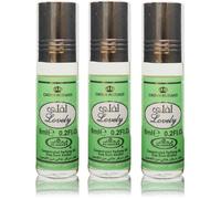 LOT DE 3 MUSCS PARFUMS LOVELY DE AL REHAB - 6ML NOTES: Agrume, Floral, Musqué, Frais,[372]
