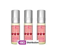 Lot De 3 Muscs Parfums Rose De Al Rehab - 6ml