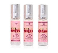 LOT DE 3 MUSCS PARFUMS ROSES DE AL REHAB - 6ML NOTES: Rose, Floral, Musqué, Poudré