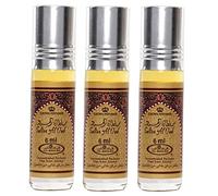 LOT DE 3 MUSCS PARFUMS SULTAN AL OUD DE AL REHAB - 6ML NOTES: Boisé, Oud, Chaud, Vanille, Musqué