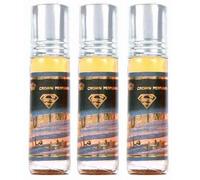LOT DE 3 MUSCS PARFUMS SUPERMAN DE AL REHAB - 6ML NOTES: Epicés Chaud, Frais, Oud, Boisé