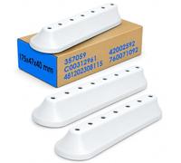 Lot de 3 nervures de tambour pour machine à laver 175 x 47 x 40 mm avec code original 42002592 pour Vestel 481202308115 C00312961 pour Bauknecht 357059 pour Gorenje 760071092 pour Smeg 05300099 713