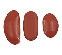 Lot de 3 nervures douces pour poterie et argile - Outil de façonnage rouge doux pour lisser les formes et enlever les marques de doigts - Outils d'argile en céramique pour sculpter les côtes