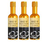 Lot de 3 nettoyants pour catalyseur de moteur à essence, moteur et turbocompresseur, 120 ml, pour moteur catalytique, booster de catalyseur, convient pour essence, diesel, hybride