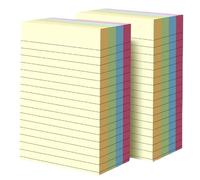 Lot de 3 notes autocollantes portables for étudiants, bloc-notes d'écriture, for bureau, maison, école pour Prise de Notes