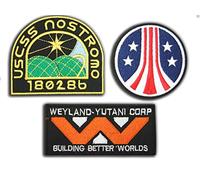 Lot de 3 nouveaux badges de Marine Alien/Aliens/Aliens3 Weyland Nostromo