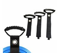 Lot de 3 organiseurs de sangles de transport robustes, 3 tailles (50 mm de large) avec poignée ergonomique et œillet en métal, attache de rangement pour tuyau d'arrosage et rallonges, outil de