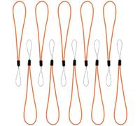 Lot de 3 ou 10 sangles élastiques de sécurité pour ordinateur de vélo - Cordon élastique pour caméra GPS et montage de lumière - Noir, bleu, orange