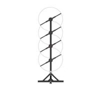 Lot de 3 ou 4 Ventilateurs 3D de 45 cm avec Support, projecteur holographique à LED, Affichage publicitaire, Lampe holographique, Support de Vacances, épissure Pas de Retard(4pcs Set)