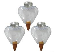 Lot de 3 outils d'arrosage automatique pour plantes, type d'insertion de pot, construction en plastique pour un approvisionnement constant en humidité des plantes et des fleurs