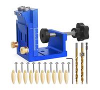 Lot de 3 outils d'atelier essentiels pour mettre en évidence les coups de métal et la précision de perçage pour les tâches de travail du bois