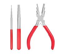 Lot de 3 outils de boucle de fil avec pince 6 en 1 et mandrin de boucle de fil pour emballer et former des sauts