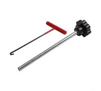 Lot de 3 outils de changement rapide de tige de valve de pneu pour l'entretien des pneus conçus pour les pneus de 0 à 1143 cm, construction en alliage d'acier massif (A noir)