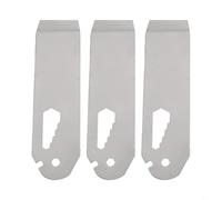 Lot de 3 outils de démontage de garnitures intérieures en acier inoxydable, 15,2 cm à double tête pour démontage de panneau intérieur de voiture, compatible avec réparation automobile