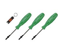 Lot de 3 outils de réglage du rotor Rain Bird - Tournevis rotor à tête plate et outil de traction pour Rainbird Series 3500, 5000, 5500, et plus encore, comprend un porte-clés lumineux LED