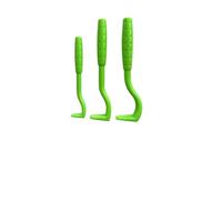 Lot de 3 outils de retrait de tiques pour animaux de compagnie, crochet à tiques et outil de retrait des puces avec peigne, sélecteur de parasites sûr pour chat, chien et autres animaux (vert)