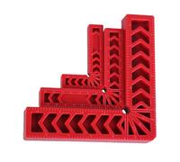 Lot de 3 outils de serrage d'angle pour le travail du bois - 7,6 cm, 10,2 cm, 15,2 cm - Pince pour armoires - Positionnement à 90 degrés - Pinces à angle droit - Guide d'angle de charpentier