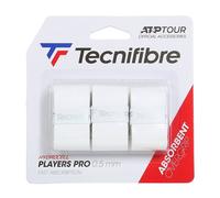 Lot De 3 Overgrips Tecnifibre Players Pro Blancs