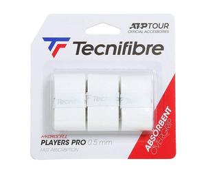 Lot De 3 Overgrips Tecnifibre Players Pro Blancs