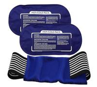 Lot de 3 packs de glace réutilisables pour blessures, gel thérapeutique chaud et froid, soulage les douleurs articulaires et musculaires - Manchette de rotateur, genoux, dos, etc. 25,4 x 12,7 cm