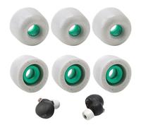 Lot de 3 Paires de Bouchons d'oreille en Mousse à Mémoire de Forme pour Sony WF-1000XM4, Embouts de Rechange Antidérapants pour WF-1000XM3, WF-1000XM5, Convient à l'Étui de Charge de Taille M(Gris)