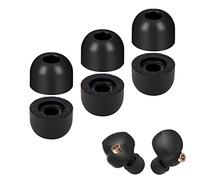 Lot de 3 Paires de Bouchons d'oreille en Mousse à mémoire de Forme pour Sony WF-1000XM4 - pour WF-1000XM3 WF-SP900 WI-1000X WF WI XBA Series Fit Charging Case Taille M