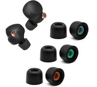 Lot de 3 Paires de Bouchons d'oreille en Mousse à mémoire de Forme pour Sony WF-1000XM4 - pour WF-1000XM3 WF-SP900 WI-1000X WF WI XBA Series Fit Charging Case Taille S/M/L Noir