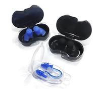 Lot de 3 paires de bouchons d'oreilles en silicone pour la natation - Étanches et réutilisables - Pour la douche, la natation, le surf, la plongée et d'autres sports nautiques