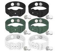 Lot de 3 paires de bracelets pour soulager le mal des transports - Bracelets d'acupression - Pour les nausées matinales, le mal de mer, les maladies de la voiture - Black+White+Green