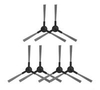 Lot de 3 paires de brosses latérales de rechange pour aspirateur Nedis WIFIVCR001CBK, accessoires compatibles pour robot nettoyeur conçus pour atteindre les coins difficiles à nettoyer