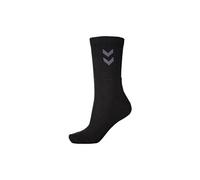 Hummel Pack Basic Chaussettes Lot de 3 paires Enfant, Noir, Taille EU : 32-35