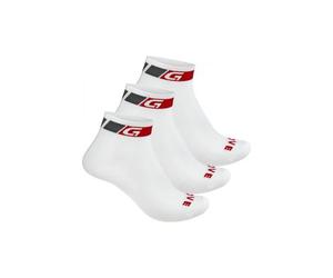 Lot de 3 paires de chaussettes basses gripgrab classic low cut blanc