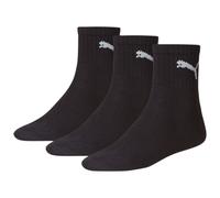 Puma Short Chaussettes, Noir, 43/46 (Lot de 3) Unisexe