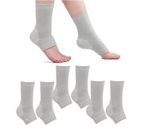 Lot de 3 paires de chaussettes de compression en bambou, anti-fatigue, anti-neuropathie au moment du coucher, gonflement de la cheville, pour soulager la douleur de l'arthrite