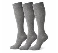 Lot de 3 paires de chaussettes de lycée en coton majoritaire pour fille - Pour la rentrée scolaire, uniforme de fête, ajustement confortable