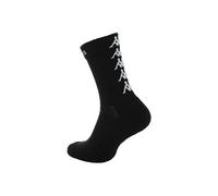 Lot de 3 paires de chaussettes de rugby Kappa Eleno 43/46 Noir noir/blanc G