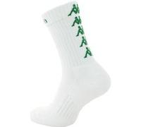 Lot de 3 paires de chaussettes de rugby Kappa Eleno 47/49 Blanc blanc/vert