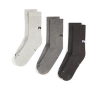 Lot de 3 paires de chaussettes de sport mi-hautes PUMA, Vêtements, Grey Melange, 35-38 35-38
